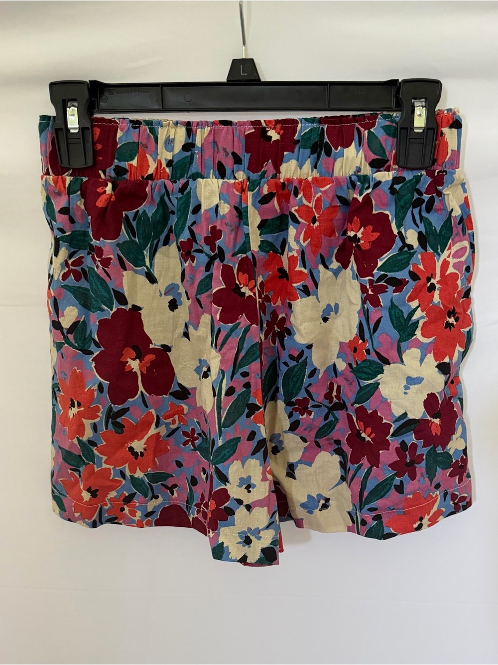 Karlie Floral Pull-On Shorts | Size Small | Colorful Resort Summer Shorts
